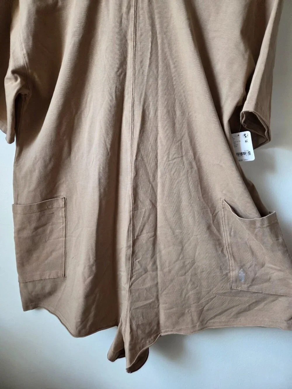 NWT FREE PEOPLE MOVEMENT MOCHA ROMPER LOOSE FITTING SIZE M